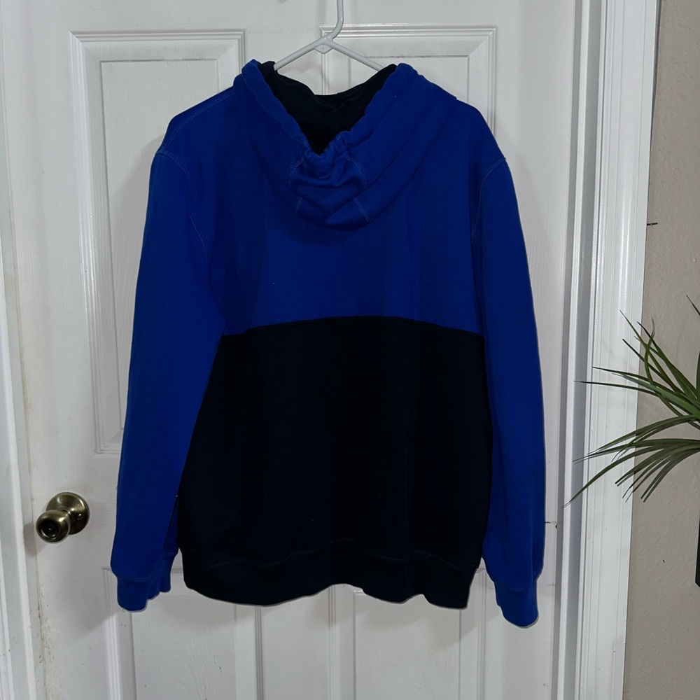 Blue and Black Nautica 1/4 Zip Hoodie - Picture 4 of 4